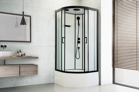 Фото душевая кабина royal bath fato rb 100x100 см rb100ck-m-bl fato