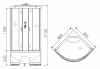 Фото душевая кабина erlit er3508tp-c3 rus 80x80 см