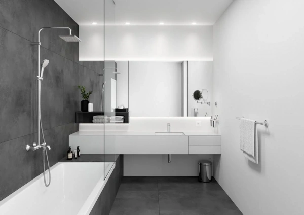 Фото смеситель для раковины hansgrohe vernis shape 71561000