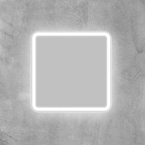 Фото зеркало с подсветкой belbagno marino 60 см spc-mar-600-600-led-btn