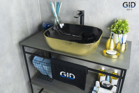 Фото раковина накладная gid d1302h022 50 см