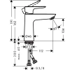 Фото смеситель для раковины hansgrohe talis e 71714700