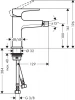 Фото смеситель для биде hansgrohe metropol 32520340