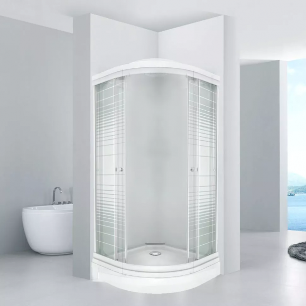 Фото душевое ограждение тритон стандарт 100x100 см dk164_2