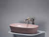 Фото раковина накладная ceramicanova element 60 см, цвет: розовый cn6049mp