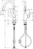 Фото смеситель для кухонной мойки hansgrohe focus 71801000