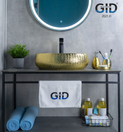 Фото раковина накладная gid 9030g 48 см