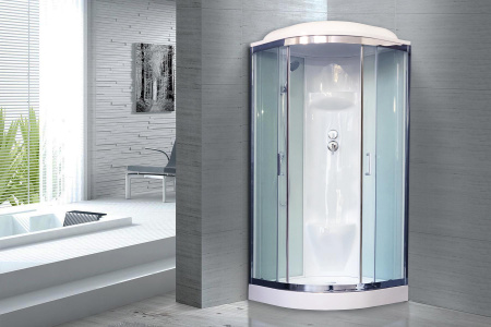 Фото душевая кабина royal bath нк rb90hk6-wt-ch 90x90 см