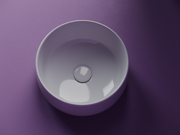 Фото раковина накладная ceramicanova element 35.5 см, цвет: белый cn5047