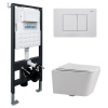 Унитаз с инсталляцией Abber Rechteck AC1201-AC0105-AC0120MW