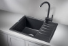 Кухонная мойка Granula 58 см 5803, ЧЁРНЫЙ