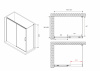 Фото душевое ограждение abber komfort ag93150b-s102b 150x100 см