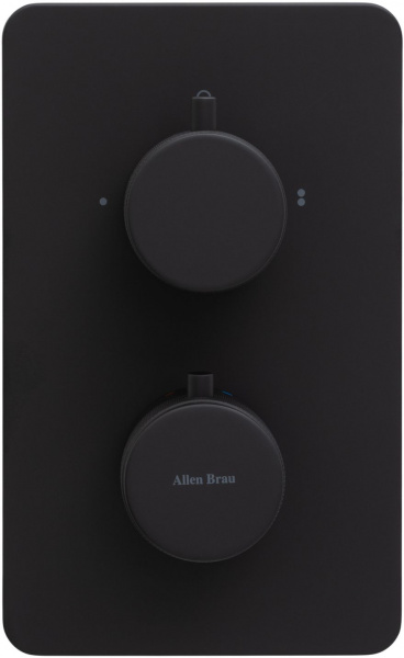 Фото смеситель для ванны allen brau priority 5.31213-31 черный матовый