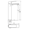 Фото смеситель для раковины damixa eclipse 2.0 480250000