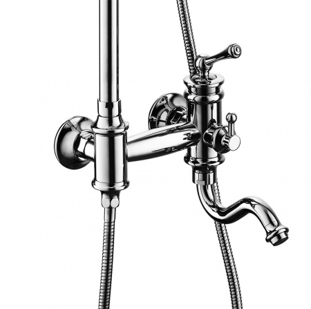 Фото душевая стойка timo adelia sx 6010/00, цвет: хром