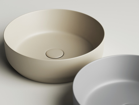 Фото раковина накладная ceramicanova element 39 см, цвет: капучино cn6022mc