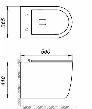 Фото унитаз подвесной belbagno amanda bb051chr (с сиденьем)