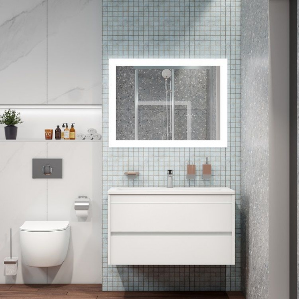 Фото тумба под раковину art&max family 90 см family-900-2c-so-bl