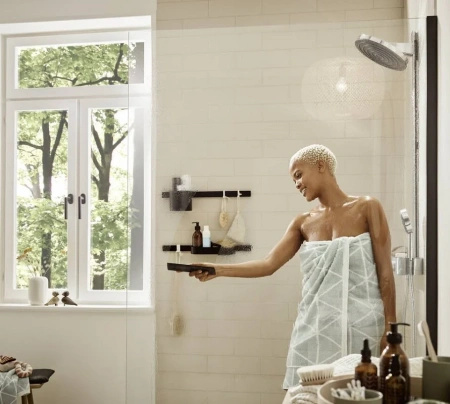 Фото душевая стойка hansgrohe pulsify 24240000