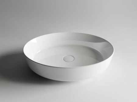 Фото раковина накладная ceramicanova element 55 см, цвет: белый cn5002