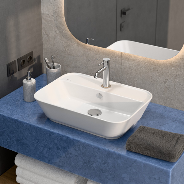 Фото раковина накладная vitra geo 50 см 7426b003-0001
