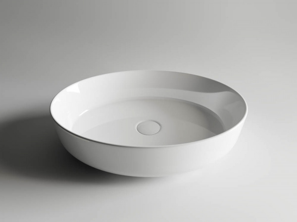 Фото раковина накладная ceramicanova element 55 см, цвет: белый cn5002