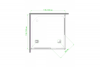 Фото душевое ограждение royal bath hpd rb1212hpd-c-bl 120x120 см