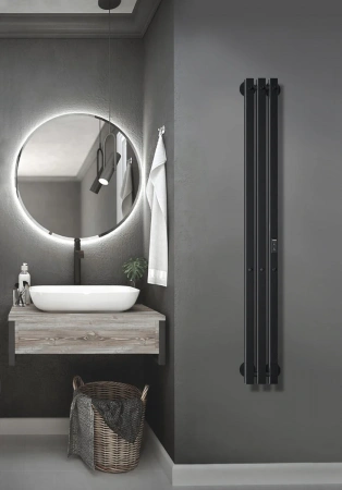 Фото электрический полотенцесушитель indigo  style 4 pro 120/18 lspre120-18brrt