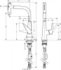 Фото смеситель для кухонной мойки hansgrohe select 72823000