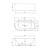 Фото акриловая ванна vincea 150x75 см vbt-402-1500r