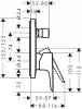 Фото смеситель для ванны hansgrohe talis e 71474700