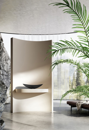 Фото раковина накладная abber kristall 60 см at2808onyx