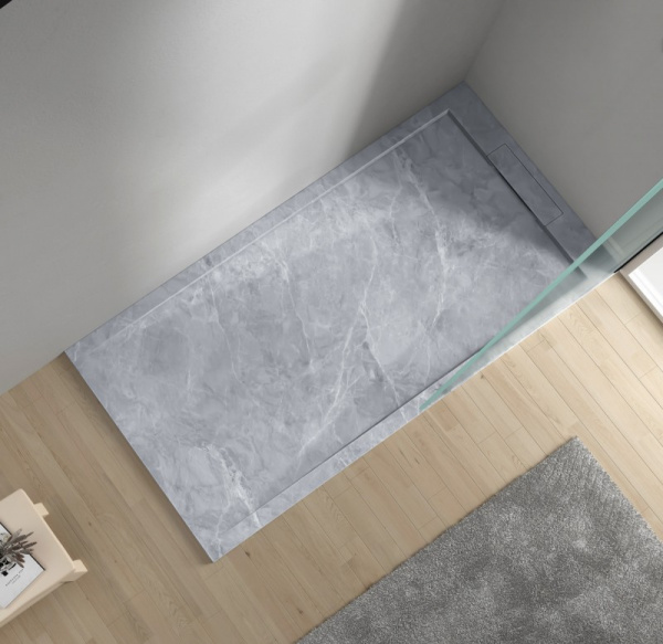 Фото поддон из искуственного камня esbano luxe 120x80 см esp-lm128vg