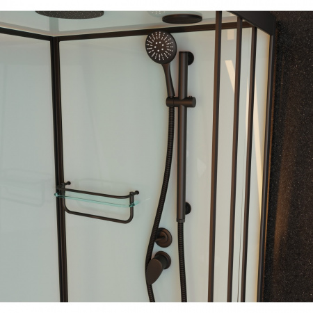 Фото душевая кабина душевая кабина frank f411r black 110x80 см 114115