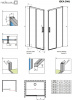 Фото душевая дверь radaway idea dwj 100 см 387014-01-01l/r