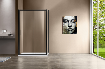 Фото душевой уголок vincea garda 120x90 см vsr-1g9012clb
