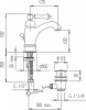 Фото смеситель для раковины cezares margot-lsm1-a-01-bi