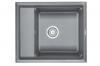Фото кухонная мойка granula 60 см 6004, алюминиум