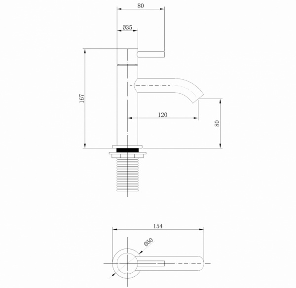 Фото смеситель для раковины abber wasser kreis af8110g