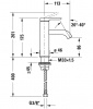 Фото смеситель для раковины duravit c.1 c11020002046