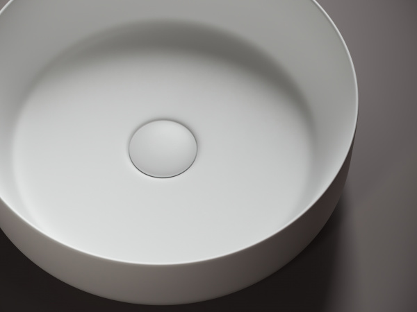 Фото раковина накладная ceramicanova element 39 см, цвет: белый cn6022mw