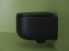 Фото унитаз подвесной, безободковый ceramicanova ulma cn4006mb