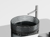 Раковина накладная Ceramicanova Cristal 36 см, цвет: черный CN6060