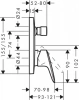 Фото смеситель для ванны hansgrohe logis 71407000