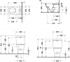 Фото унитаз компакт duravit darling new 63 см 2138090000 (без бачка)