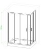 Фото душевое ограждение royal bath hpd rb1120hpd-t-ch 120x100 см