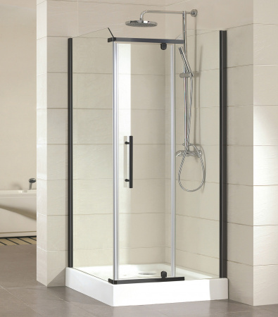 Фото душевое ограждение  azario edmonton  90x90 см az-nnc1231 900 black