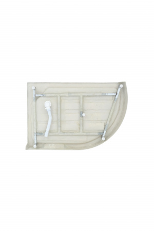 Фото душевая кабина dto 120x80 см em1512rled+gm с гидромассажем