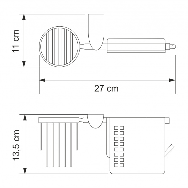 Фото полотенцедержатель wasserkraft kammel k-8359