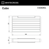 Фото мыльница-решетка whitecross cubo cu2424gl, цвет: золото